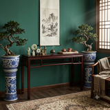 Oriental Mahogany Simple Ming Style Geometry Straight Apron Narrow Altar Table ws472S