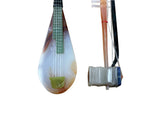 Natural Banded Agate Stone Musical Instrument Art Sculpture