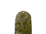 Chinese Artistic Phoenix Pendant Carved Stone Display Art