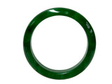 Chinese Jade Bangle Bracelet 2.3 Inch Green Stone Classic