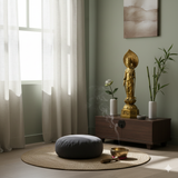 Oriental Metal Bronze Kannon Guan Yin Bodhisattva Holding Lotus Statue GB152S