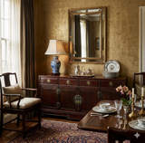 Oriental Rosewood MoonFace Drawers Credenza Sideboard Console Cabinet ws4667S