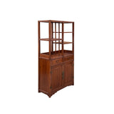 Chinese style curio cabinet