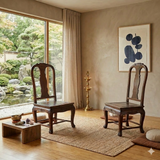 Pair Chinese Old Shanghai Design Solid SuanZhiMu Rosewood Chair wk2601S