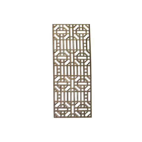47.5" Rectangular Raw Plain Wood Geometric Pattern Wall Panel ws746S