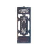 Chinese Vintage Restored Wood Carving Brown Wall Hanging Art ws4237S