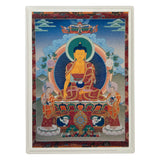 Sakyamuni Siddhartha Gautama 釋迦牟尼佛 Thangka Card TBS104