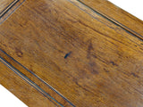 Oriental dark wood chow table with openwork carving
