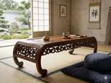 Collectible vintage Chinese furniture low coffee table
