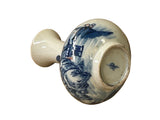 Traditional Asian landscape porcelain decor