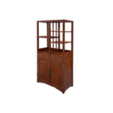 Oriental wood display case