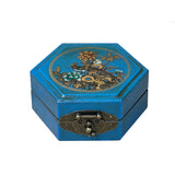 Handmade Porcelain Hexagon Jewelry Box