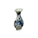 Vintage Chinoiserie style blue and white pottery centerpiece
