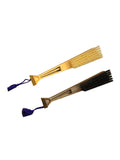 Traditional fabric brushes pair