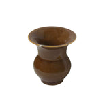 Dead leaf brown monochrome vase