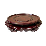 Antique style dark brown pedestal