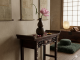 Chinese Rosewood Mother of Pearl Tall Shrine Offering Altar Console Table GB036S