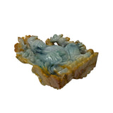 Natural Jade Stone Kwan Yin Tara Buddha Statue – Chinese Bodhisattva Sculpture ws3249S