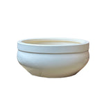 Vintage Finish Off White Porcelain Round Pot Planter GB210S