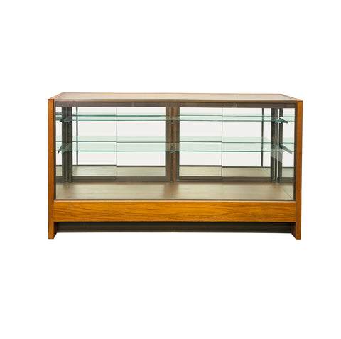 Vintage Glass Top Shelves Storage Display Showcase Cabinet GB691S