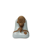 Small Miniature Contemporary Ceramic Damo Bodhidharma Figure GB707S