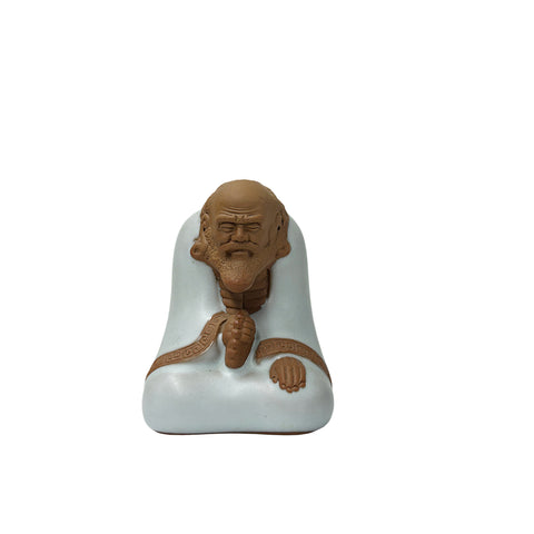 Small Miniature Contemporary Ceramic Damo Bodhidharma Figure GB707S