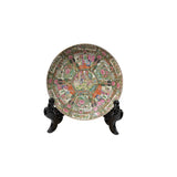 19" Vintage Large Chinese Famille Rose Porcelain Charger Plate GB732S