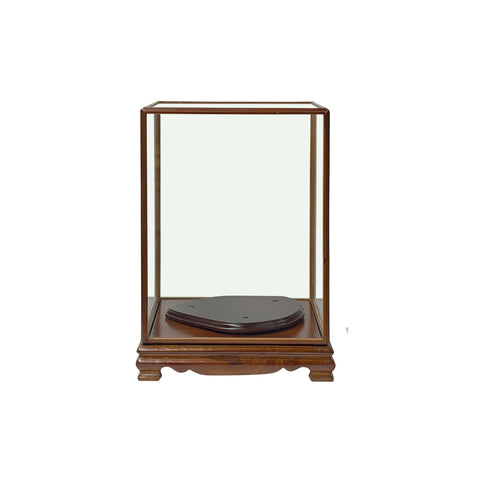 Vintage Glass Transparent Rectangular Shape Cover Display Case GB832S