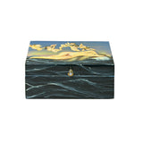 Vintage High Gloss Lacquered Mythological Venus Motif Box GB868S