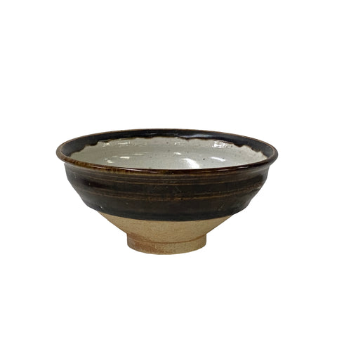 black-brown-beige-graphic-ceramic-bowl-art