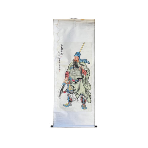 general guan scroll painting art - chinese scroll painting 