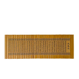 Compression Mantra Characters Engravement Bamboo 