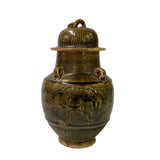 Song dynasty ware art - asian chinese ceramic jar container display