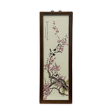 chinese porcelain wall panel - oriental flower bird wall art 