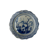 chinese blue white porcelain plate