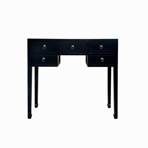 acs7702-black-5-drawer-desk-foyer-console-table