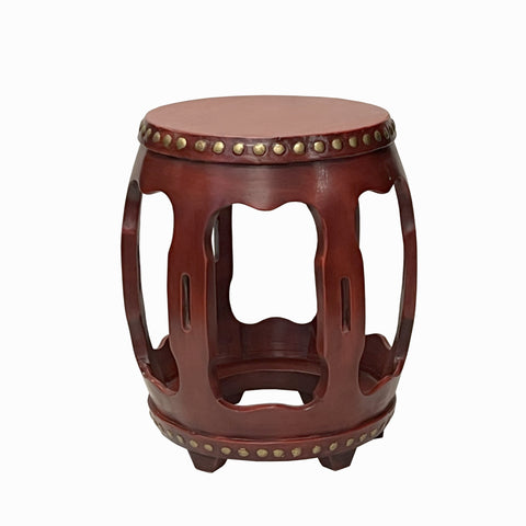 acs7709-chinese-brick-red-wood-barrel-round-stool-ottoman