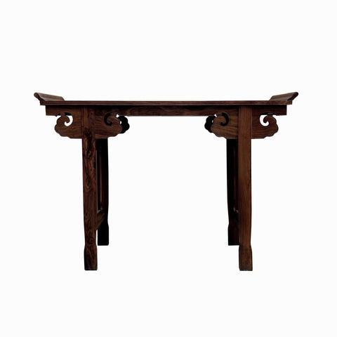 acs7730-chinese-ru-yi-brown-wood-altar-console-table