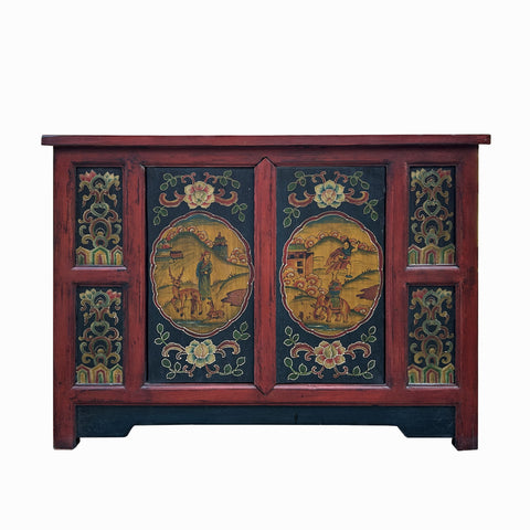 acs7734-tibetan-lotus-people-graphic-low-credenza-cabinet