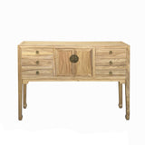 acs7762-oriental-natural-raw-wood-tan-color-slim-narrow-foyer-pedestal-table