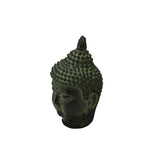 handcrafted green bronze Buddha figure for office décor