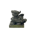Hand Carved Chinese Green Stone Pixiu Fengshui Figure Small Size n329S
