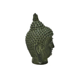Asian bronze Buddha head home decoration