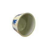 decorative oriental planter pot round