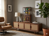 decorative rosewood art shelf