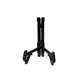 7.5" Dark Brown Curved Accent Plate Holder Rack Display Easel st1103S