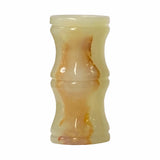 White Brown Onyx Stone vase