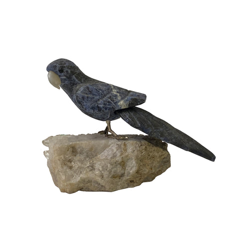 natural stone bird figure