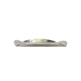 Artistic Hand Punch Marks Stainless Steel Display Large Rectangular Plate Tw004S