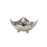 Artistic Hand Punch Marks Stainless Steel Square Display Serving Plate Tw018S